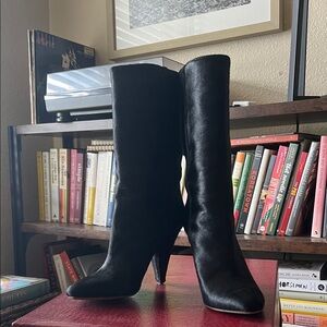 Tamara Mellon Kindred Low Boot in Calf Hair Size 40.5